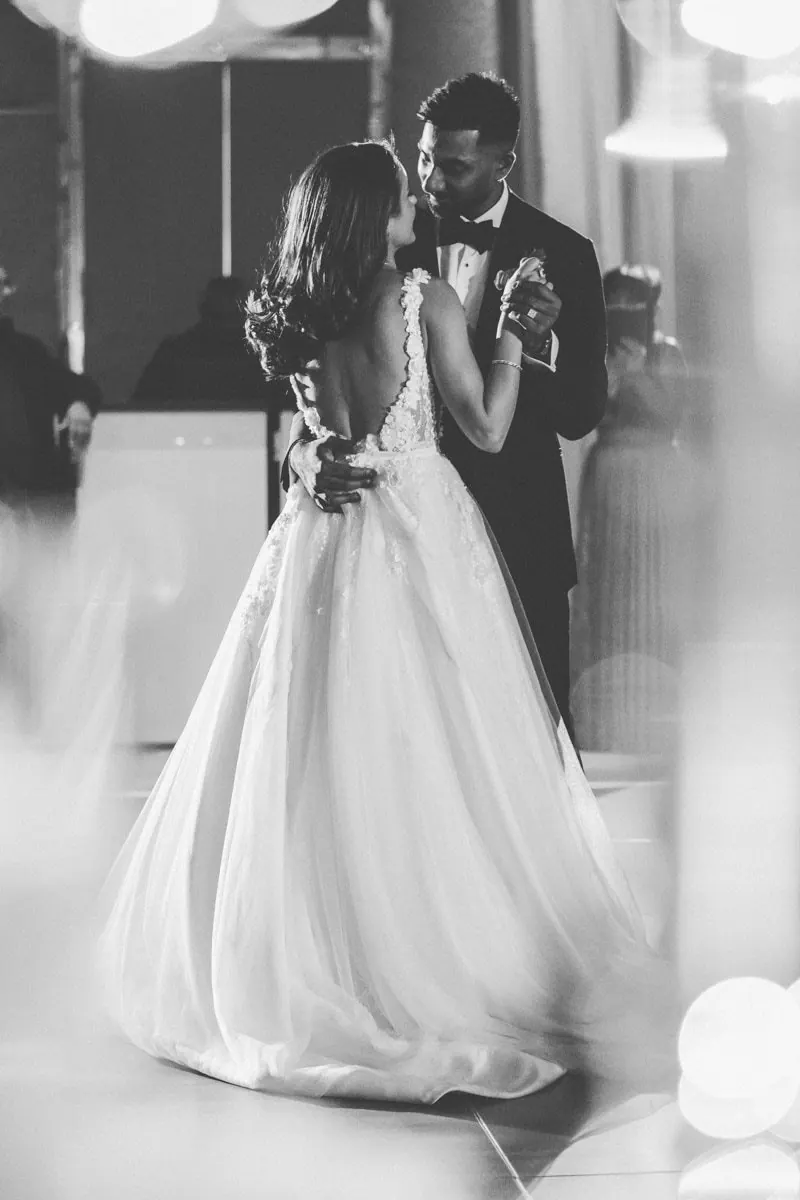 A-line bespoke wedding dress