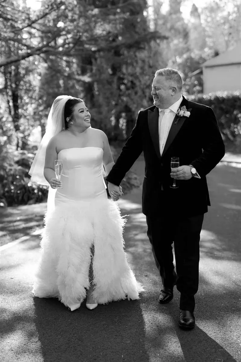 Mermaid bespoke wedding dress