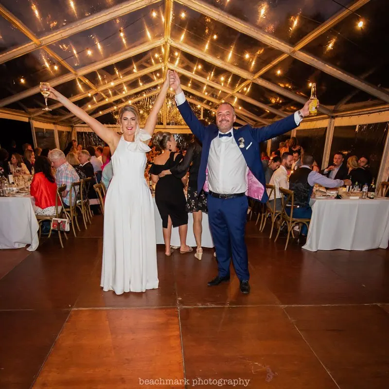 Katie’s couture wedding dress by Catherine Colubriale
