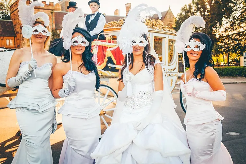 Lia’s couture wedding dress by Catherine Colubriale