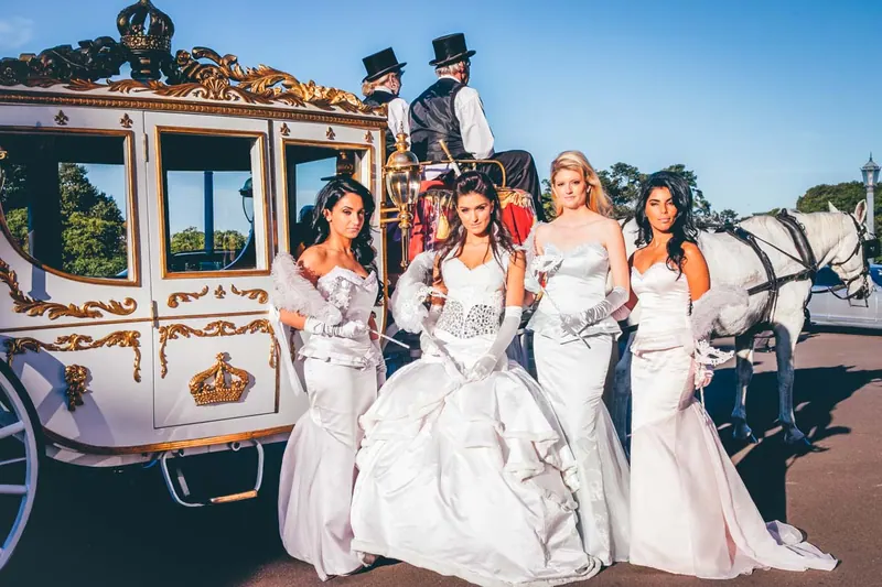 Lia’s couture wedding dress by Catherine Colubriale