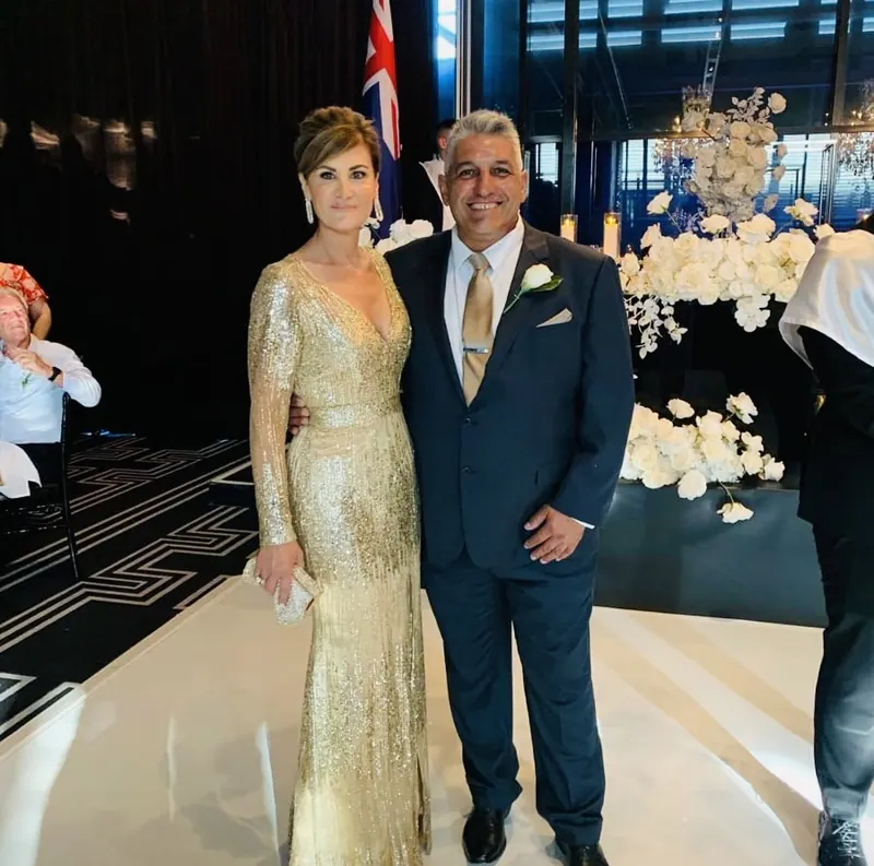 Mother of the bride and groom, bespoke by Catherine Colubriale