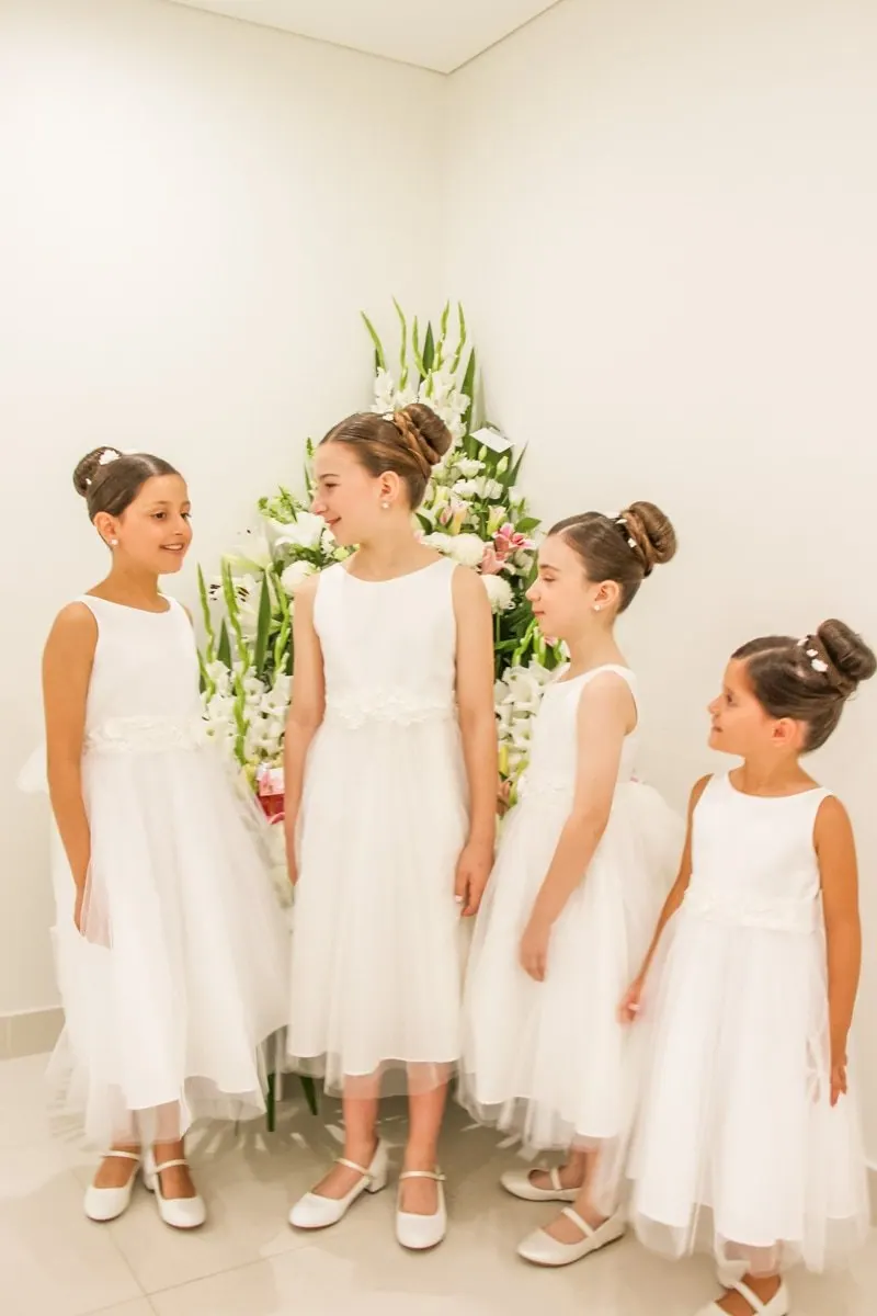 Samantha’s couture wedding dress by Catherine Colubriale