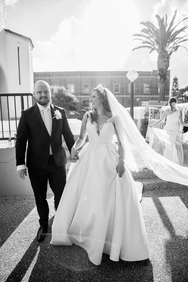 Two-in-one bespoke wedding dress