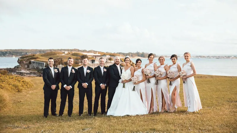 Taharna’s couture wedding dress by Catherine Colubriale