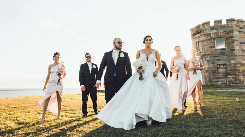 Taharna’s couture wedding dress by Catherine Colubriale